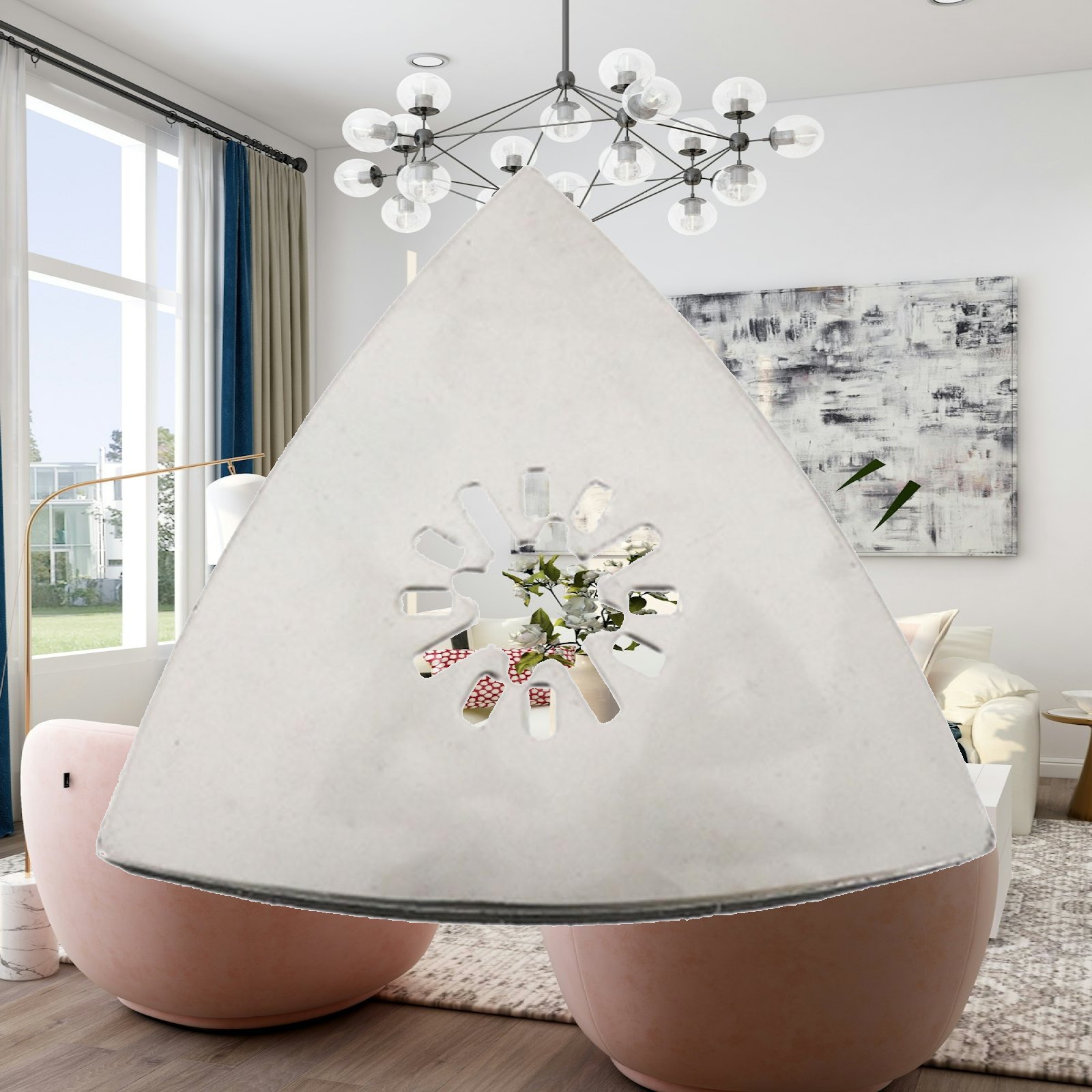 Detail Sander Corner - Plaquettes de ponçage triangulaires pour outil