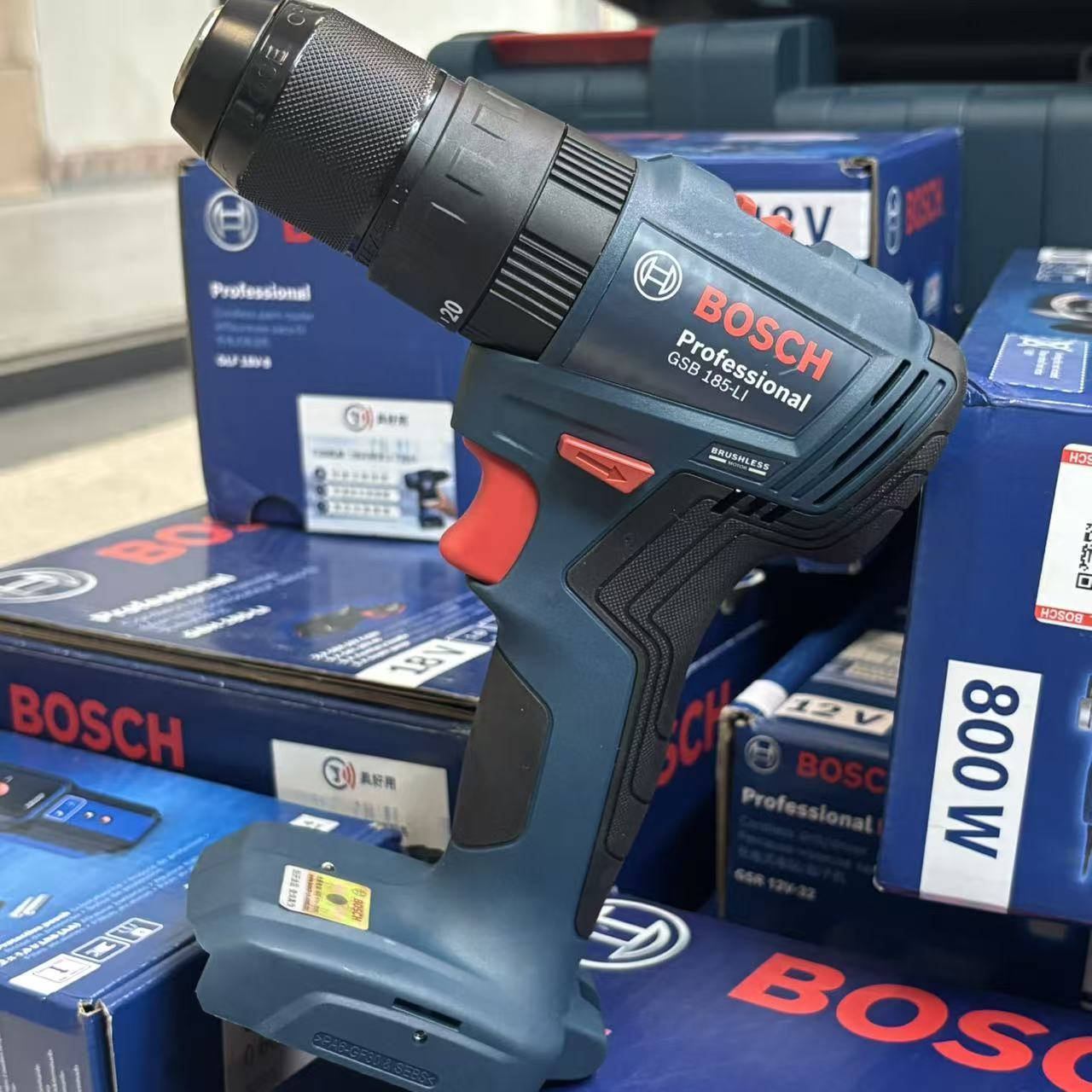 Bosch Drill Gsb 18V - Perceuse à percussion sans fil sans