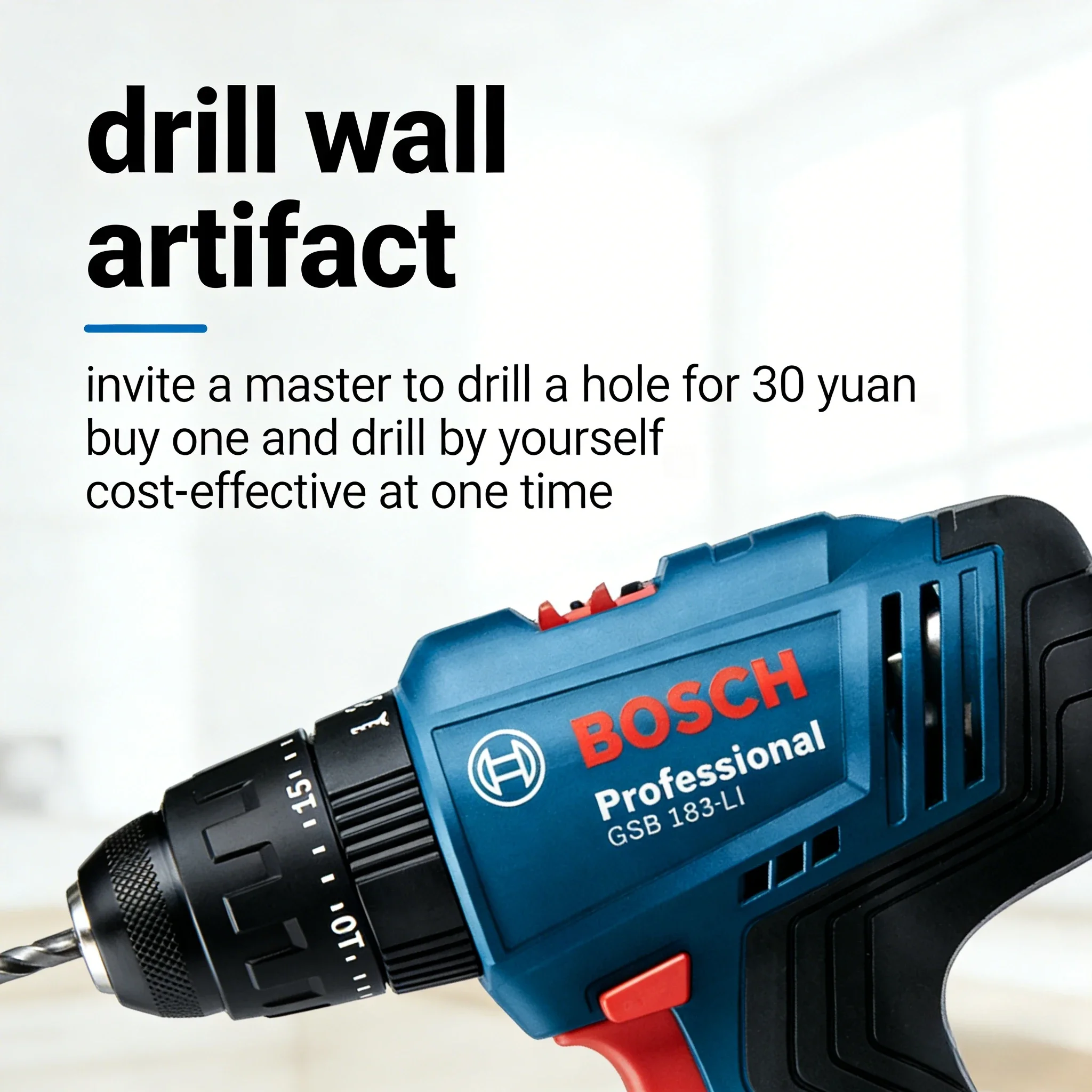 Bosch Drill Gsb 18V - Perceuse-visseuse à percussion sans fil Bosch