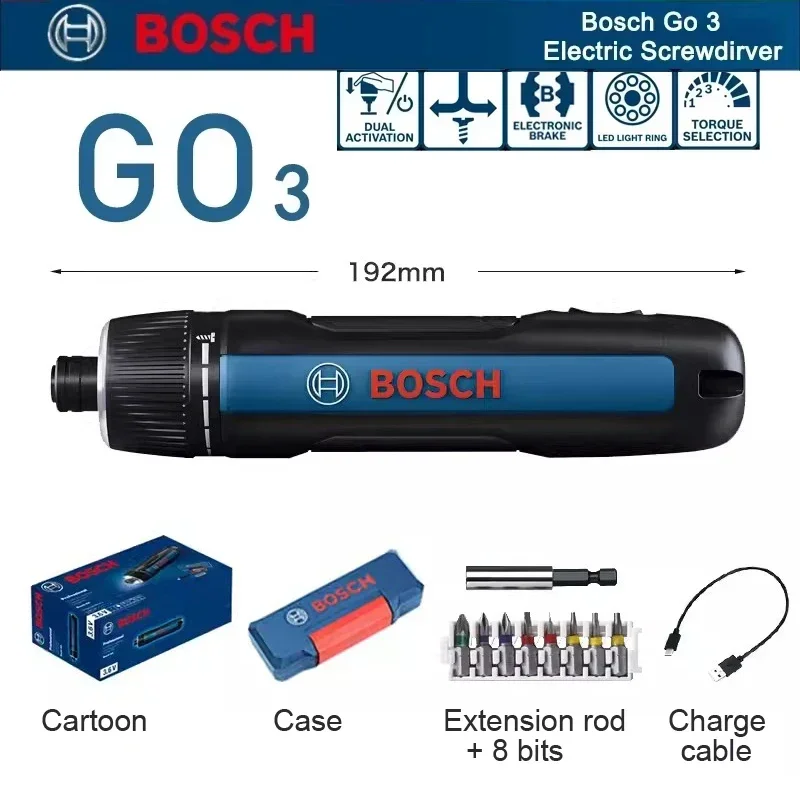 Power Tools Hand Tools - Ensemble de tournevis électriques Bosch GO