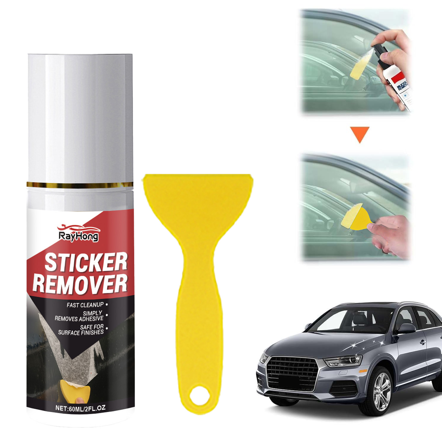 Power Tools Automotive - Le Spray dissolvant d'adhésif automobile puissant