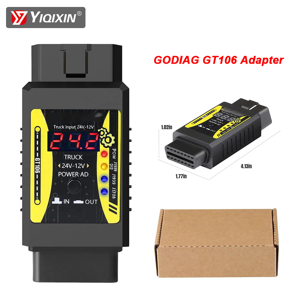 Power Tools Plus - Godiag GT106 Plus adaptateur de camion