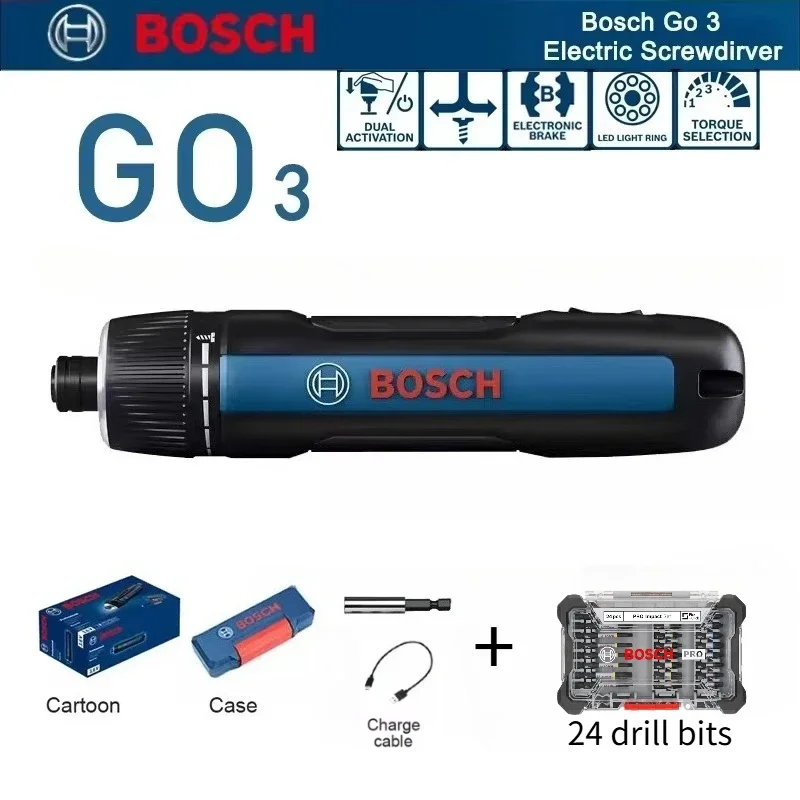 Power Tools Hand Tools - Ensemble de tournevis électriques Bosch GO