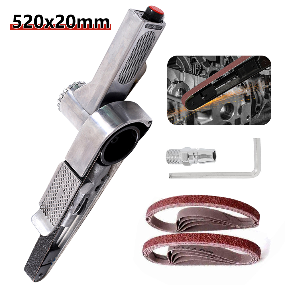 Belt Sander Portable - Mini ponceuse à bande d'air 520x20mm,