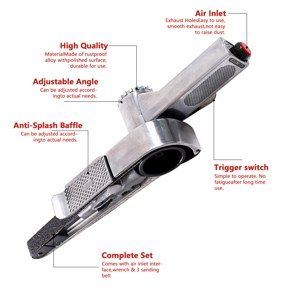 Mini ponceuse à bande d'air 52 - Belt Sander Portable avis et prix